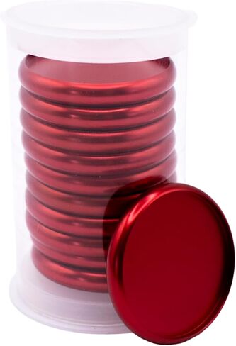 أقراص Discbound من سبائك الألومنيوم المخفية - 7 ألوان، مقاسان - لأنظمة Circa وArc وTUL (أسود، 1 بوصة) in Kuwait