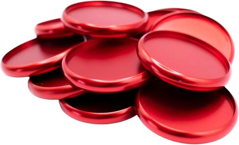 أقراص Discbound من سبائك الألومنيوم المخفية - 7 ألوان، مقاسان - لأنظمة Circa وArc وTUL (أسود، 1 بوصة) in Kuwait