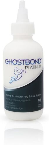 GHOSTBOND Platinum Water Resistant Wig Glue for Extreme Heat - 1.3oz - Hair Replacement Adhesive for Poly and Lace Wigs. Invisible Bonding Hair Glue - Strong Hold Lace Front Glue in Saudi Arabia