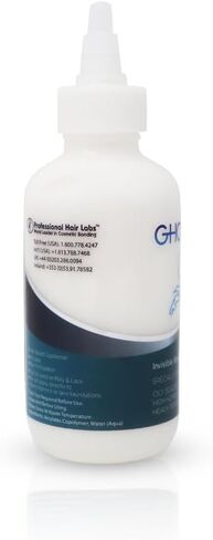 GHOSTBOND Platinum Water Resistant Wig Glue for Extreme Heat - 1.3oz - Hair Replacement Adhesive for Poly and Lace Wigs. Invisible Bonding Hair Glue - Strong Hold Lace Front Glue in Saudi Arabia