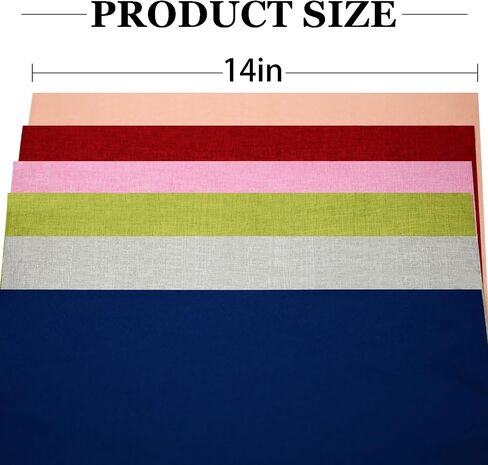 6PCS 40 x 16 Inch Book Cloth Fabric Book Cloth for Binding Books Scrapbook Album DIY Crafts (6 Colors) in Saudi Arabia