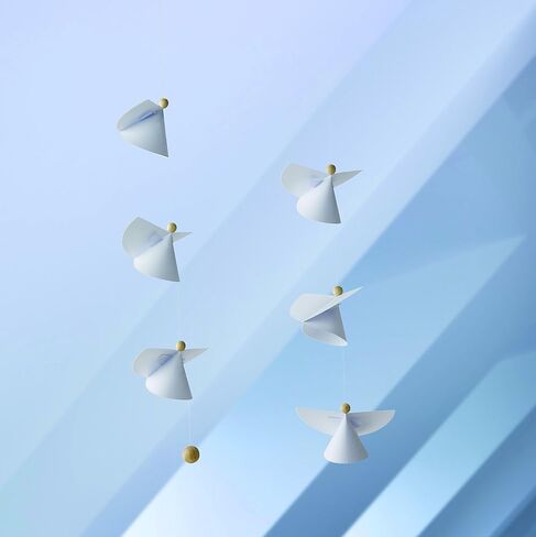 جراب Flensted Mobiles Angel Chorus (9 ملائك) - 35.56 سم - ورق مقوى عالي الجودة in Kuwait