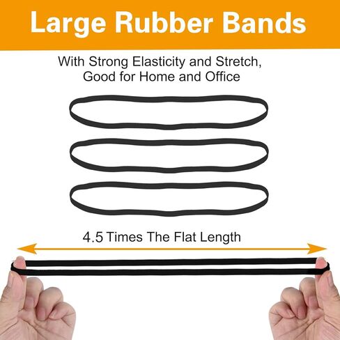 Large Rubber Bands 12 Inches Heavy Duty Large Rubber Bands Strong Elastic Bands for Office Supply, File Folders, Garbage Cans, 30 Pack (Purple) in Kuwait