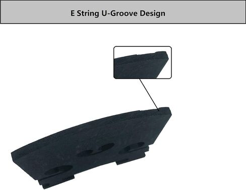2pcs Violin Bridge 4/4 Full Size Fine Grade Maple Violin Parts Music Instrument Replacement with G-D-A-E String U-Groove in Saudi Arabia