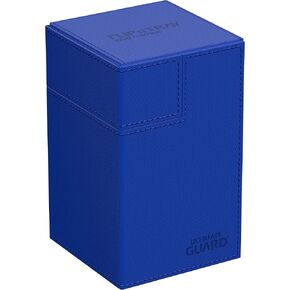 Ultimate Guard Twin Flip'n'Tray 200+, Deck Case for 200 Double-Sleeved TCG Cards + Dice Tray, Petrol, Independent Magnetic Closure & Microfiber Inner Lining