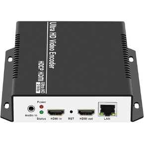 H265 MPEG4 HD 1080P 1080i H.265 HDMI Video Encoder HDMI to H.264 RTMP RTSP UDP MP4 M3U8 Multicast SRT Encoder IPTV Transmitter Hardware for Facebook YouTube Ustream Twitch RTMP RTMPS Live