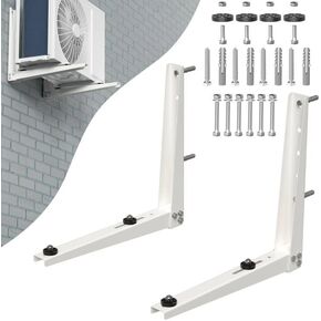 Wall Mounting Bracket for Outdoor Condenser 7000-18000 BTU Universal Mini Split Heat Pump Systems Support Brackets Support up to 330 lbs