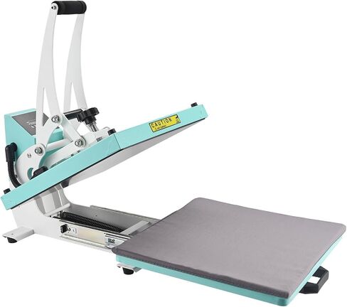 ColorSub Heat Press 15x15 inch Industrial Quality Heat Press Machine with Slide Out Drawer, Heat Press Machine for T Shirts, White in Kuwait