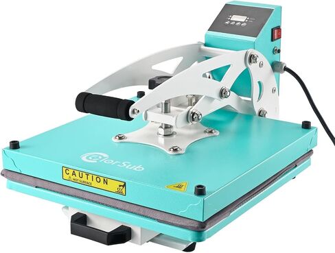 ColorSub Heat Press 15x15 inch Industrial Quality Heat Press Machine with Slide Out Drawer, Heat Press Machine for T Shirts, White in Kuwait