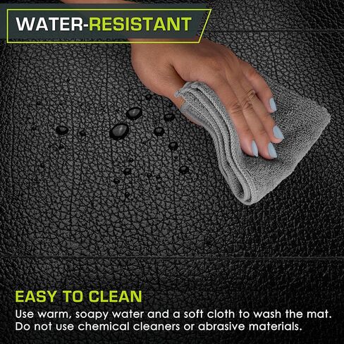 ProSource Treadmill & Exercise Equipment Mats, Folding High Density PVC Floor Protector in Kuwait