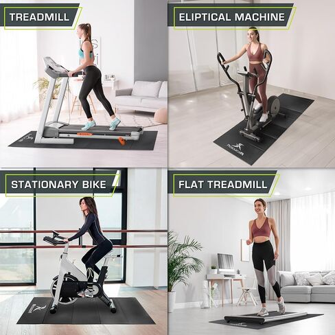 ProSource Treadmill & Exercise Equipment Mats, Folding High Density PVC Floor Protector in Kuwait