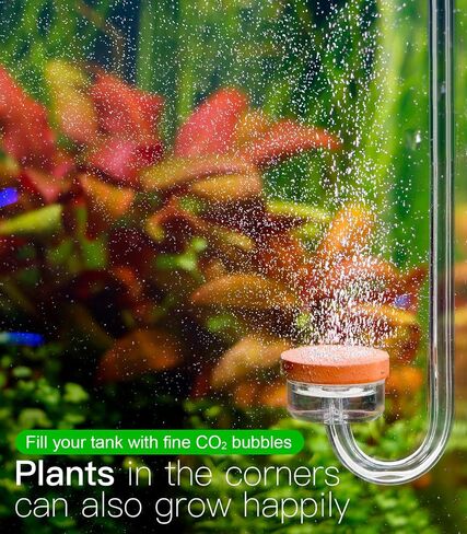 CO2 Diffuser for Aquarium Plant Mini CO2 Atomizer, U-Shaped-S in Saudi Arabia