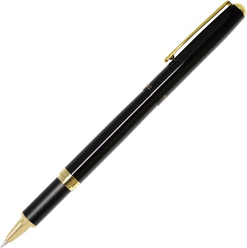 オート OHTO CR02 Gold Parts Model Ceramic Rollerball Pen, 0.5mm Fine Point, Aluminum Barrel with Gold-Plated Brass, Wine Finish, Refillable Water-Based Black Ink, CR02-05-GWI in Kuwait