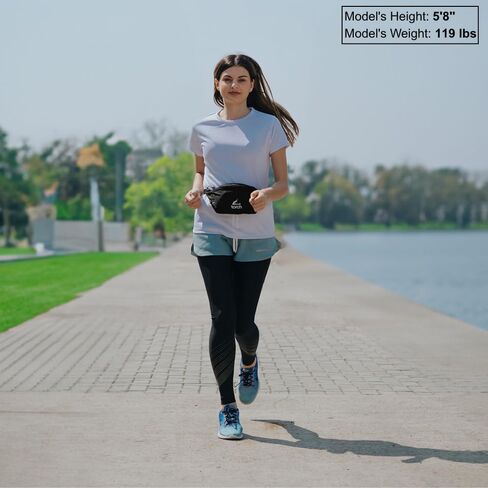 حقيبة حزام تورتش للرجال - حزمة فاني للرجال والنساء مع بوصلة للبقاء على قيد الحياة، حقيبة صغيرة خفيفة الوزن لصالة الألعاب الرياضية والجري والمشي لمسافات طويلة وركوب الدراجات ومشي الكلاب - فاليجو (رمادي) in Kuwait