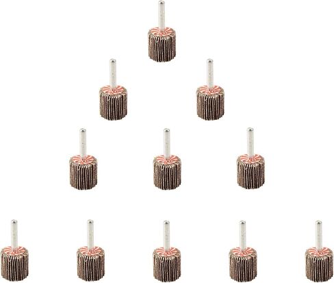 40 حزمة 1/4 بوصة مجموعة صنفرة عجلة جلخ 40 حزمة، 80 حصباء، 1/4 بوصة عرقوب أكسيد الألومنيوم رفرف عجلة ساندر تلميع عجلة الصنفرة، 8 أحجام لإزالة الأزيز وإزالة الصدأ in Kuwait