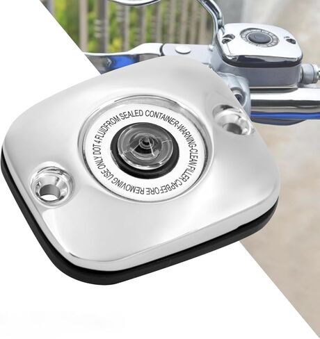 HDBUBALUS Black Front Brake Master Cylinder Cover Fit for Harley Touring 05-07 Dyna 06-17 in Kuwait