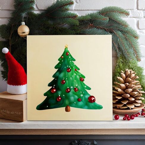 Bright Creations 6 Pack 10x10 Wood Panels for Painting, Unfinished Wood Canvas Boards, 0.83" Deep Cradle Artist Wall Canvases for Crafts in Kuwait