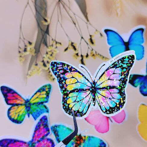 25 Sheets Sandy Glitter Clear Laminate Sheets Self Adhesive Glitter Paper in Kuwait