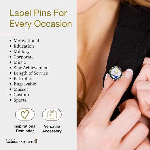 SHOP AWARDS AND GIFTS Student, Volunteer, Employee, Award Lapel Pins Appreciation Reward, 1 Inch Service is Our Passion, Pack of 12 in Kuwait