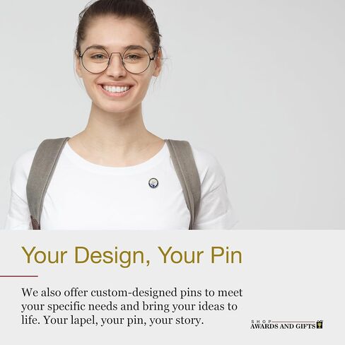SHOP AWARDS AND GIFTS Student, Volunteer, Employee, Award Lapel Pins Appreciation Reward, 1 Inch Service is Our Passion, Pack of 12 in Kuwait