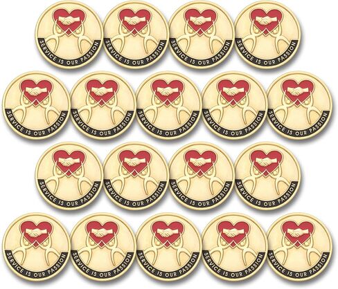 SHOP AWARDS AND GIFTS Student, Volunteer, Employee, Award Lapel Pins Appreciation Reward, 1 Inch Service is Our Passion, Pack of 12 in Kuwait