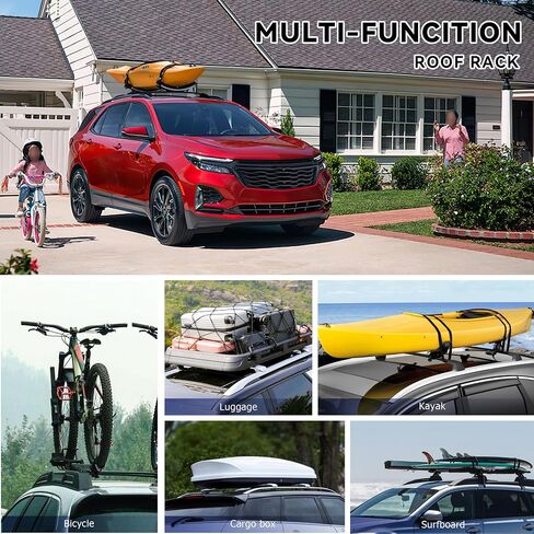 قضبان متقاطعة لحامل السقف لسيارة Honda Pilot 2016-2022، قضبان متقاطعة من الألومنيوم مضادة للسرقة وقابلة للتعديل لنقل البضائع على السطح والأمتعة ودراجات الكاياك وحامل الزورق in Saudi Arabia