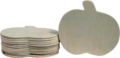 Creative Hobbies® Unfinished Wood Heart Cutout Shapes, Ready to Paint or Decorate, 3.5 Inch Wide | 12 Pack in Kuwait