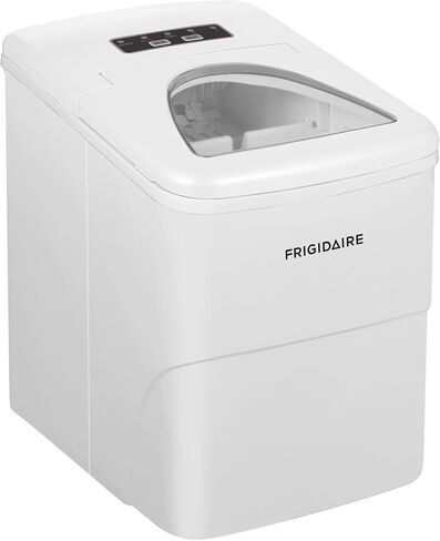Frigidaire Portable Countertop EFIC108-WHITE Maker, Freestanding, 26LB ice per Day, WHITE in Saudi Arabia