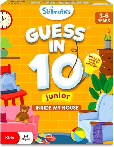 Skillmatics Card Game - Guess in 10 Picture Clues Animal Planet, Stocking Stuffers, Perfect for Kids and Families Who Love, Educational Games, Board Games, Gifts for Ages 6, 7, 8, 9 and Up in Kuwait