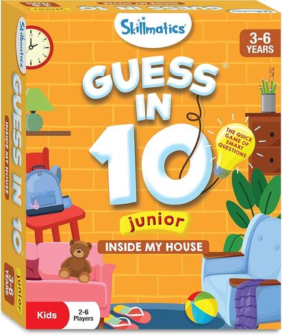 Skillmatics Card Game - Guess in 10 Picture Clues Animal Planet, Stocking Stuffers, Perfect for Kids and Families Who Love, Educational Games, Board Games, Gifts for Ages 6, 7, 8, 9 and Up in Kuwait