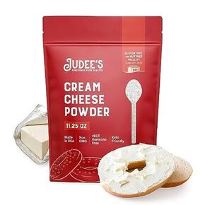 Judee’s Cream Cheese Powder 11.25 oz - 100% Non-GMO, Keto-Friendly - rBST Hormone-Free, Gluten-Free and Nut-Free - Made from Real Cream Cheese - Made in USA - Use in Spreads, Dips, and Baking