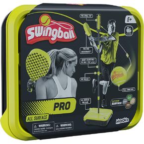 Swingball Pro Portable Tether Tennis Set: Great for Tennis, Pickleball & More! 5.5+ Ft Pole, Pro Gear, Real Ball, Indoor/Outdoor, Ages 6+