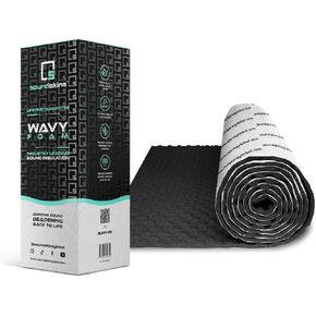 SSK-Wavy 315mil/8mm سجادة إسفنجية مغلقة خفيفة الوزن - 32.3 قدم مربع. تخفيف الاهتزاز وتخفيف الصوت