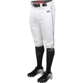 Rawlings | LAUNCH SERIES Knicker Baseball Pants | Adult XX-Large | White/Black