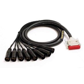 Mogami Gold DB25-XLRM-05 Analog Recorder Interface Cable, 8 Channel, DB25 to XLR-Male, 5 ft.