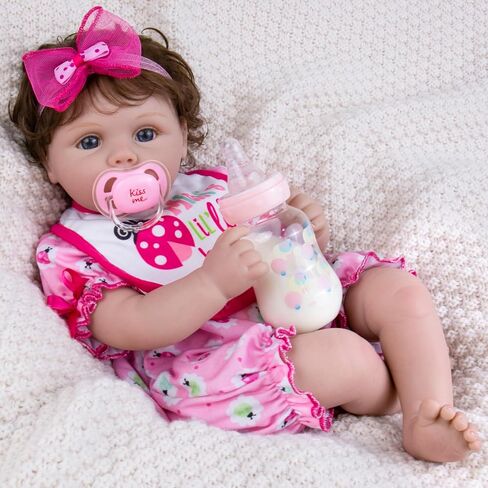 Aori Lifelike Reborn Baby Dolls - Realistic Baby Dolll 20 inch Real Life Girl Newborn Doll, Coming with Gift Box Set for Kids 3+ in Saudi Arabia