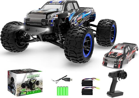 RACENT RC Truck 1:16 4x4 All Terrain RC Car 40KPH High Speed Remote Control Cars for Boys, Off-Road Monster Truck with 2.4Ghz Radio Control, 2 Batteries, Gifts for Kids Adults in Kuwait