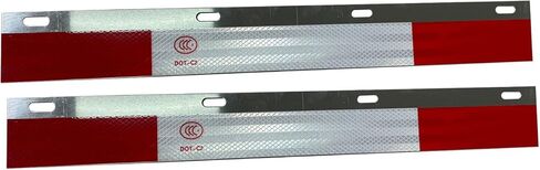 Pair Angle Down Bar Mud Flap Hangers Bracket Angled 28" with Mounting Kit for Heavy Duty Semi Truck Square Spring Steel Arm W/ PCS Mud Flap Reflector Plates in Kuwait