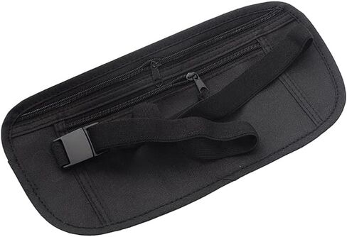 حزام نقود مطور للسفر وحقيبة أمان مخفية تعمل بتقنية تحديد الهوية بموجات الراديو ومضادة للسرقة وجواز السفر للرجال والنساء هدية وحقائب نقود للنقود وحقيبة نقود صغيرة للسفر تحت الملابس للرجال كاكي in Kuwait