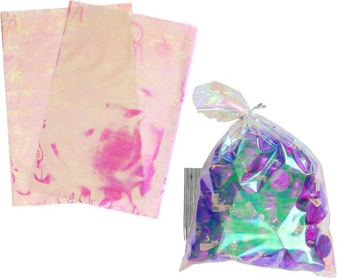 Iconikal Cello Bags, Iridescent Holographic, 6 x 9-Inch, 100-Count in Kuwait