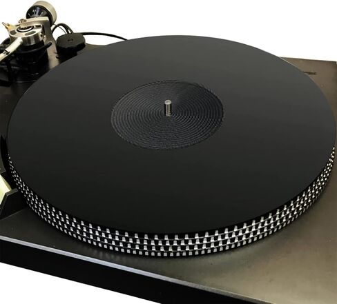 Acrylic Turntable Mat - Acrylic Slipmat for Vinyl LP Record Players - Improves Sound Quality & Provides Tighter Bass - Anti Static Platter mat (White) in Kuwait