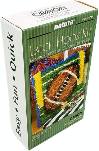 Caron P504 Natura Latch-Hook Kit, Sunshine Rainbow, 12" X 12" in Saudi Arabia