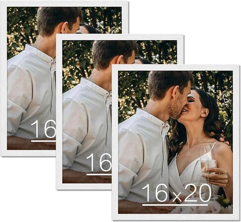 إطار صورة مقاس 12 × 17، إطار أبيض مقاس 12 × 17، مجموعة من 3 قطع، إطار عرض حائط مقاس 17 × 12 للملصق، والأعمال الفنية، والصور الشخصية، والطباعة 3 عبوات in Saudi Arabia