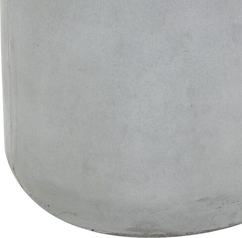 طاولة ديكور خارجية مصنوعة من الفايبر كلاي من ديكو 79، مقاس 35.56 سم × 35.56 سم × 40.64 سم، باللون الأسود in Kuwait