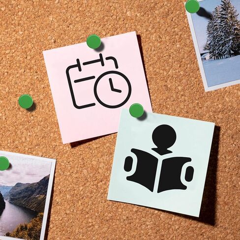 Antrader 200 Pieces Push Pins Round Head Thumbtack 0.43Inch Thumb Tacks for Office School Personal Use (White) in Kuwait