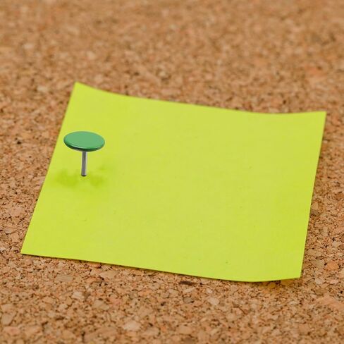 Antrader 200 Pieces Push Pins Round Head Thumbtack 0.43Inch Thumb Tacks for Office School Personal Use (White) in Kuwait