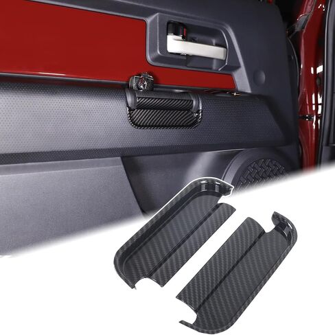 صندوق تخزين مقبض باب السيارة متوافق مع Toyot@ FJ Cruiser 2007-2021 صندوق تخزين باب السيارة الجانبي، صينية تنظيم القفازات، مقبض منظم الباب، صينية الجيب، إدراج قفاز صينية البليت، الملحقات الداخلية in Kuwait