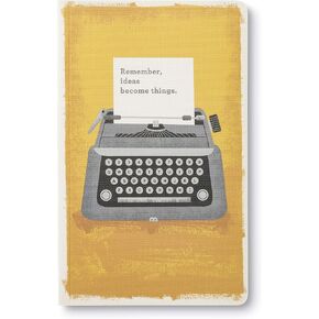 Compendium Softcover Journal - Remember, Ideas Become Things. – A Write Now Journal with 128 Lined Pages, 5″W x 8″H