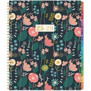 2025 Planner - 2025 Calendar Planner Weekly and Monthly, Jan. 2025 - Dec. 2025, 8" x 10", 2025 Planner Spiral Bound, Twin-wire Binding - Golden Autumn