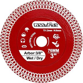 4 in Super Thin Diamond Porcelain Saw Blades,Ceramic Cutting Disc Wheels | Fast,Clean Cuts with Great Life & Speed,for Granite Marble Ceramic Tiles,7/8"-5/8" Arbor,5Pcs/Lot in Saudi Arabia